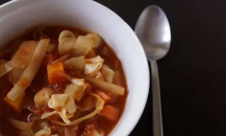 Photographie : Soupe minestrone