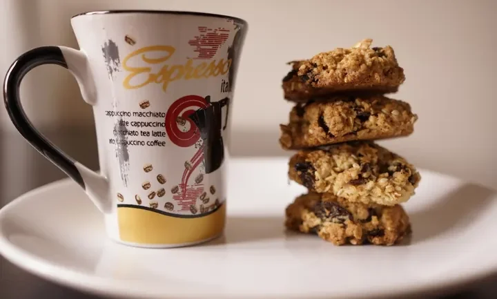 Photographie : Biscuits à l'avoine et aux raisins