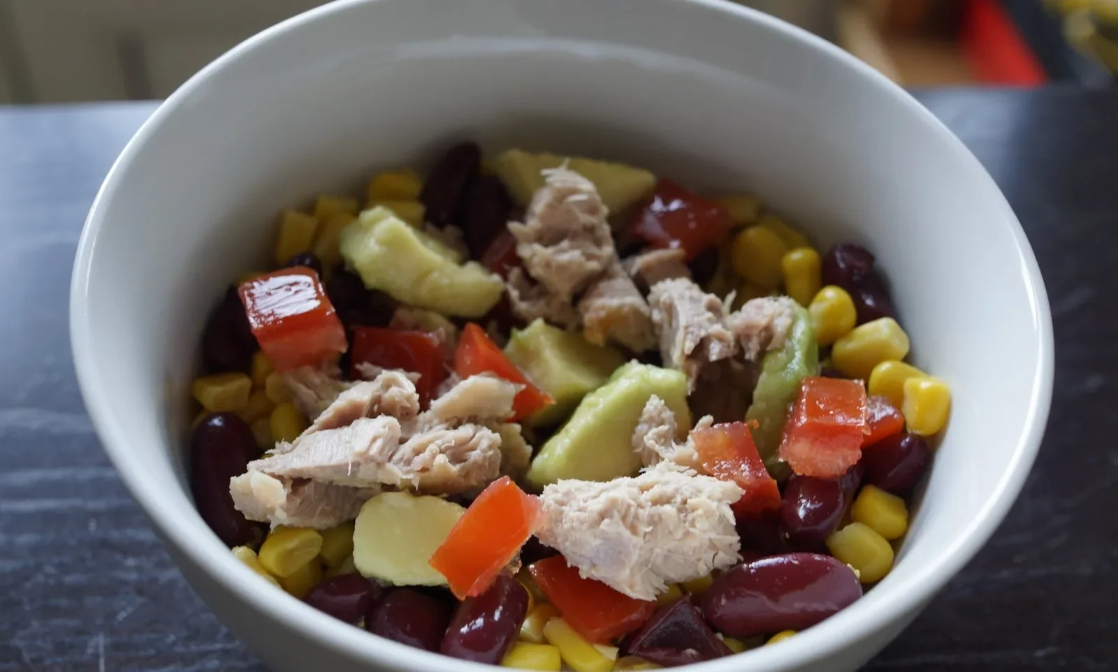 Salade mexicaine au thon — photographie originale