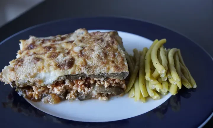 Photographie : Moussaka légère au poulet