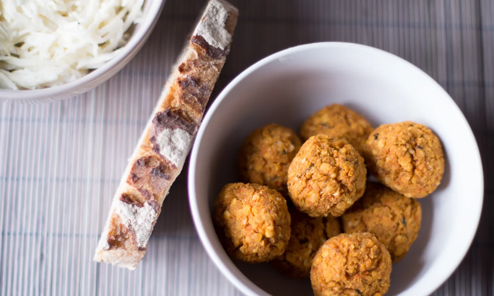 Koftas aux lentilles (recette indienne) — photographie originale