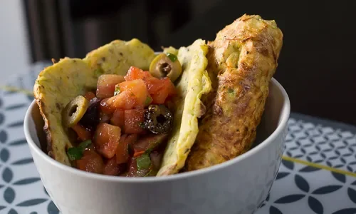 Tortillas de courgettes — photographie originale