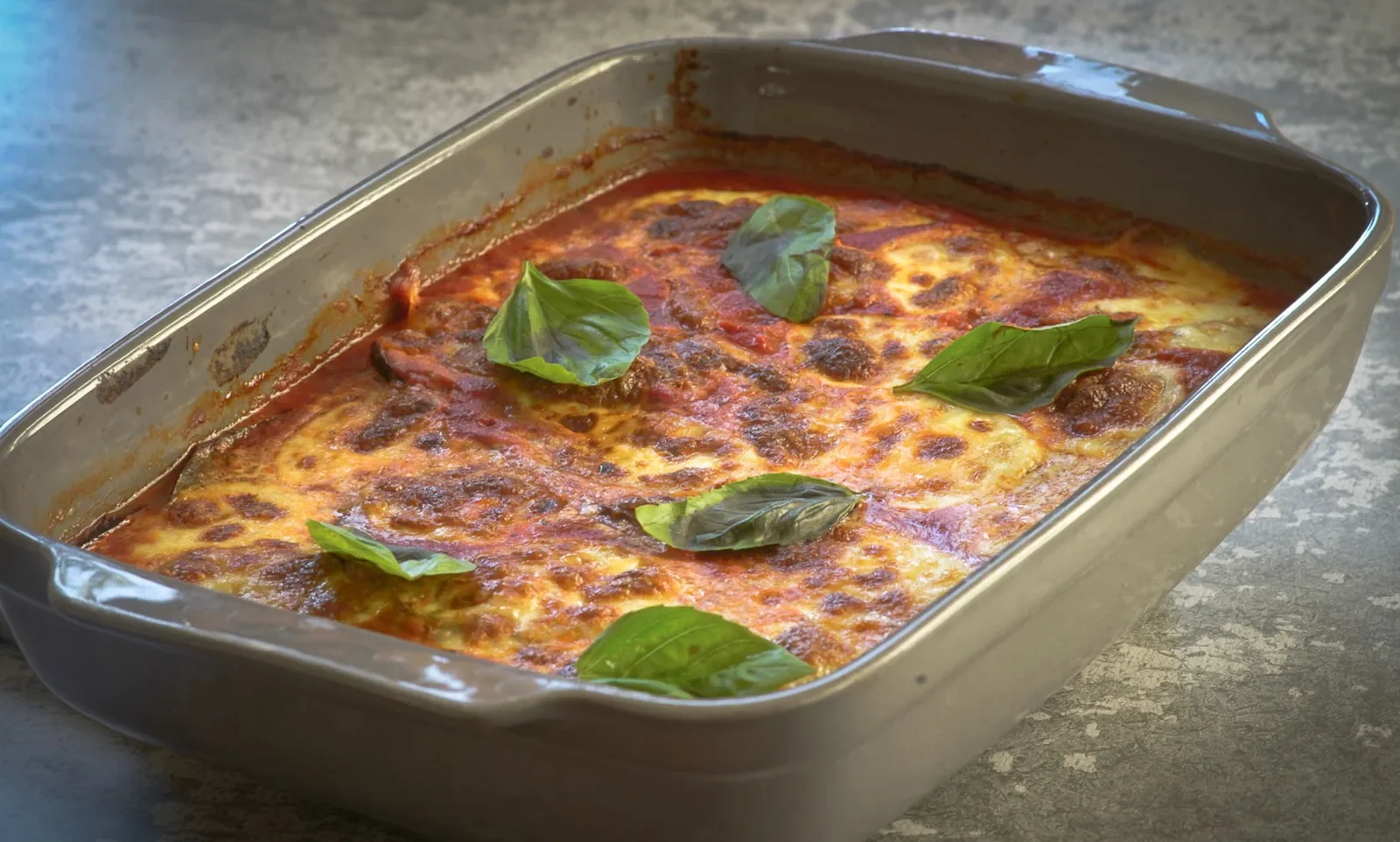 Gratin d'aubergines — photographie originale